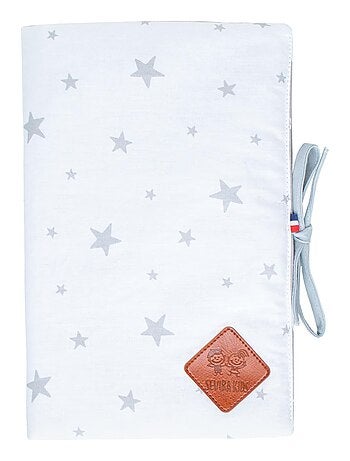 SEVIRA KIDS | Protège carnet de santé bébé en coton Stella