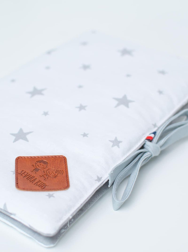 SEVIRA KIDS | Protège carnet de santé bébé en coton Stella Blanc - Kiabi