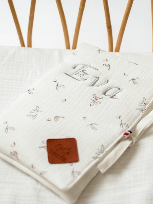 SEVIRA KIDS | Protège carnet de santé bébé en gaze de coton Melody - Kiabi