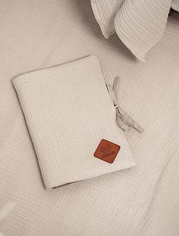 SEVIRA KIDS | Protège carnet de santé en gaze de coton Jeanne