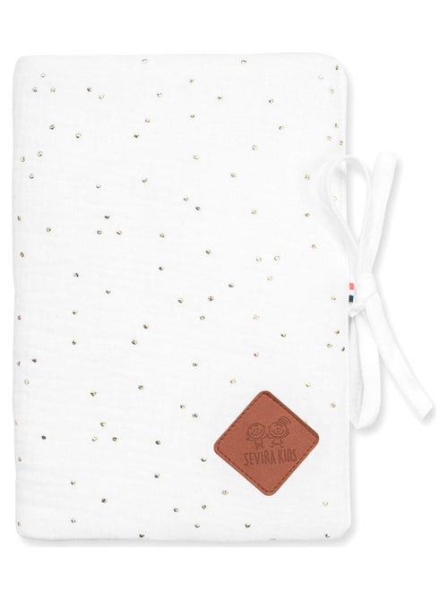 SEVIRA KIDS | Protège carnet de santé en gaze de coton Jeanne - Kiabi