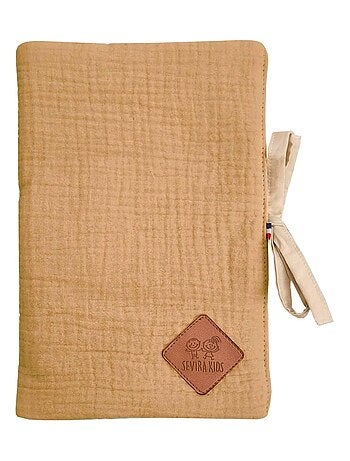 SEVIRA KIDS | Protège carnet de santé en gaze de coton Jeanne