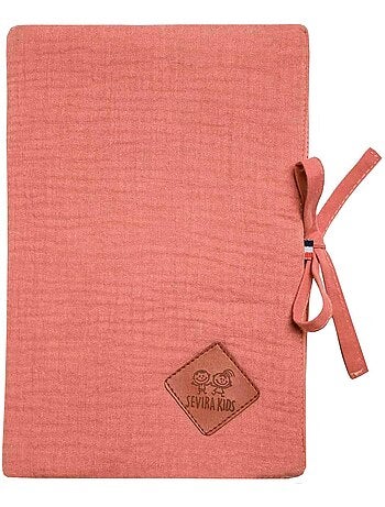 SEVIRA KIDS | Protège carnet de santé en gaze de coton Jeanne