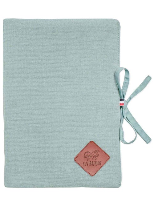 SEVIRA KIDS | Protège carnet de santé en gaze de coton Jeanne - Kiabi