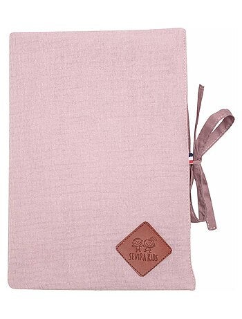 SEVIRA KIDS | Protège carnet de santé en gaze de coton Jeanne