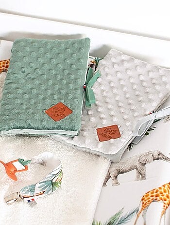 SEVIRA KIDS | Protège carnet de santé en Minky