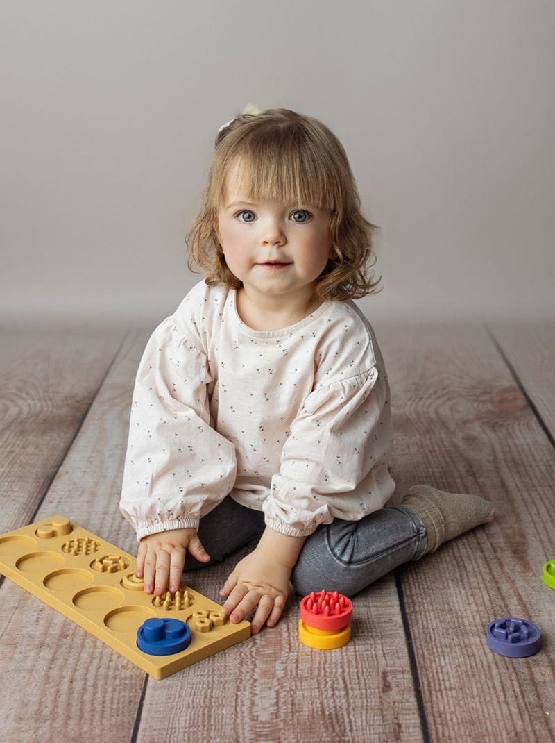 SEVIRA KIDS | Puzzle sensoriel Montessori XL – Formes tactiles à associer N/A - Kiabi