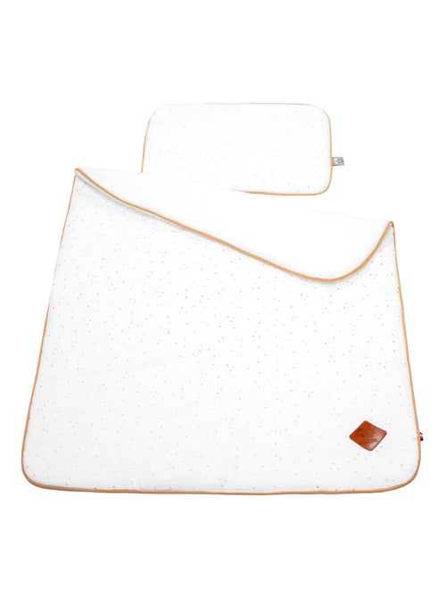 SEVIRA KIDS | Set berceau couverture et coussin en gaze de coton Jeanne - Kiabi