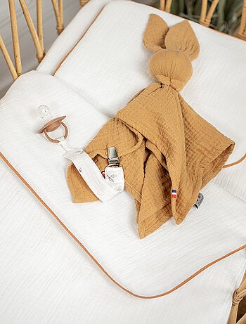 SEVIRA KIDS | Set berceau couverture et coussin en gaze de coton Jeanne