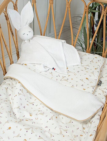 SEVIRA KIDS | Set coussin et couverture pour berceau et couffin Sidonia