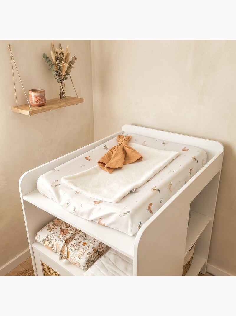 SEVIRA KIDS | Set housse de matelas à langer + tapis de change GALLINA Ecru - Kiabi