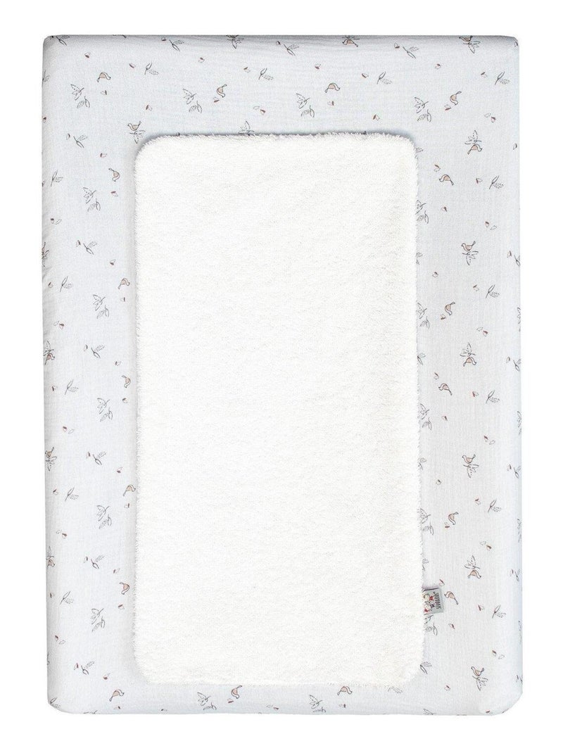 SEVIRA KIDS | Set housse de matelas à langer + tapis de change Melody Blanc - Kiabi