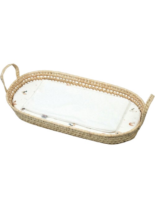 SEVIRA KIDS | Set panier à langer : panier + matelas + drap-housse + tapis de change GALLINA - Kiabi
