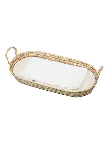 SEVIRA KIDS | Set panier à langer : panier + matelas + drap-housse + tapis de change JEANNE