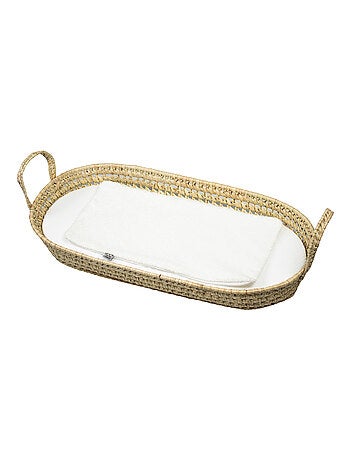 SEVIRA KIDS | Set panier à langer : panier + matelas + drap-housse + tapis de change JEANNE
