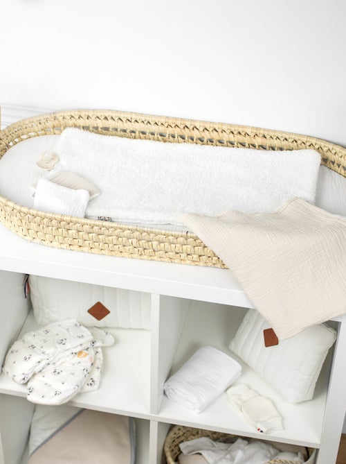 SEVIRA KIDS | Set panier à langer : panier + matelas + drap-housse + tapis de change JEANNE - Kiabi
