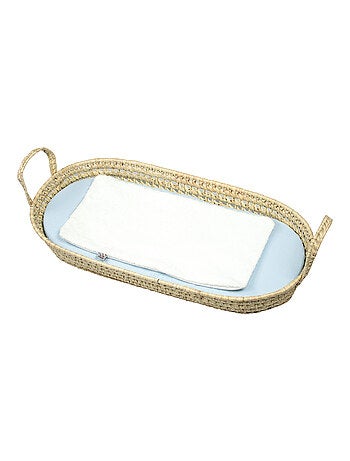 SEVIRA KIDS | Set panier à langer : panier + matelas + drap-housse + tapis de change JEANNE