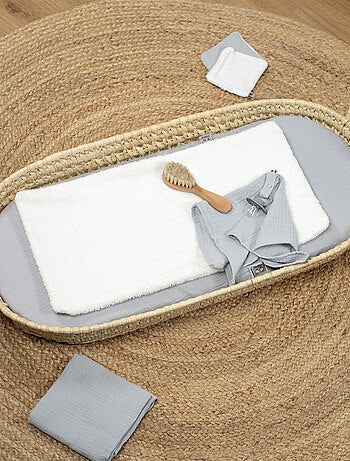 SEVIRA KIDS | Set panier à langer : panier + matelas + drap-housse + tapis de change JEANNE