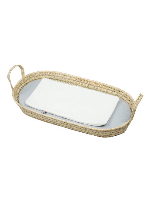 SEVIRA KIDS | Set panier à langer : panier + matelas + drap-housse + tapis de change JEANNE - Kiabi