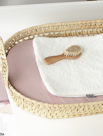 SEVIRA KIDS | Set panier à langer : panier + matelas + drap-housse + tapis de change JEANNE