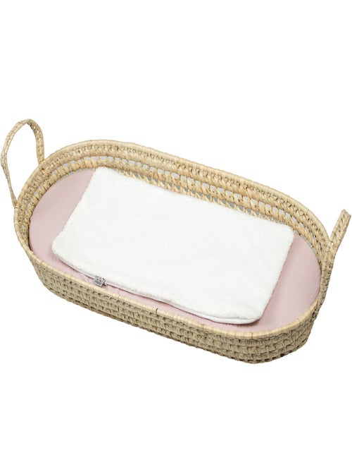 SEVIRA KIDS | Set panier à langer : panier + matelas + drap-housse + tapis de change JEANNE - Kiabi