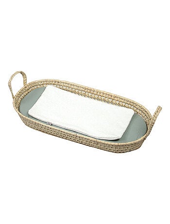 SEVIRA KIDS | Set panier à langer : panier + matelas + drap-housse + tapis de change JEANNE