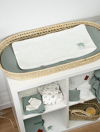 SEVIRA KIDS | Set panier à langer : panier + matelas + drap-housse + tapis de change JEANNE