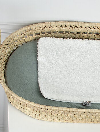 SEVIRA KIDS | Set panier à langer : panier + matelas + drap-housse + tapis de change JEANNE