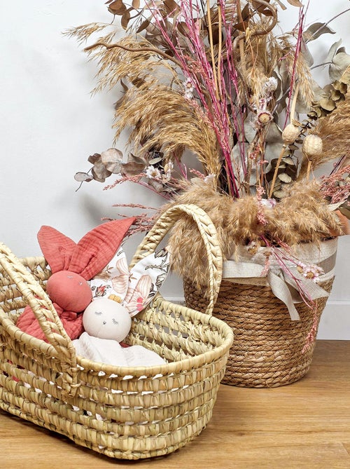 SEVIRA KIDS | SEVIRA KIDS | Jouet couffin poupée 35cm en fibres naturelles - Kiabi