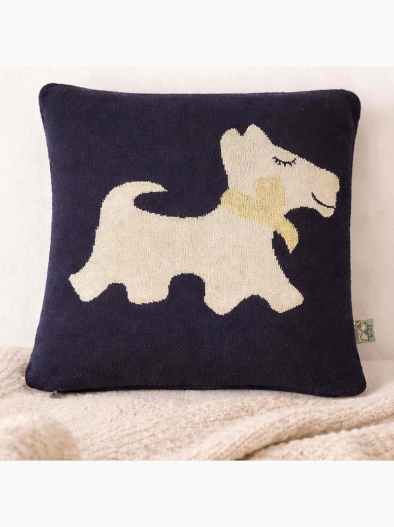 SEVIRA KIDS | Taie de coussin  chien Scotty Noir - Kiabi