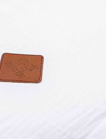 SEVIRA KIDS | Taie de coussin modulable avec liens à nouer en gaze de coton