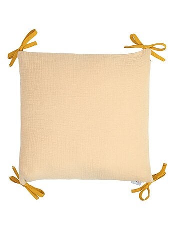 SEVIRA KIDS | Taie de coussin modulable avec liens à nouer en gaze de coton