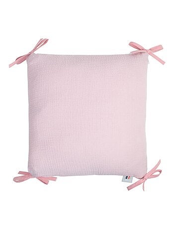 SEVIRA KIDS | Taie de coussin modulable avec liens à nouer en gaze de coton