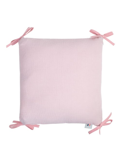 SEVIRA KIDS | Taie de coussin modulable avec liens à nouer en gaze de coton - Kiabi