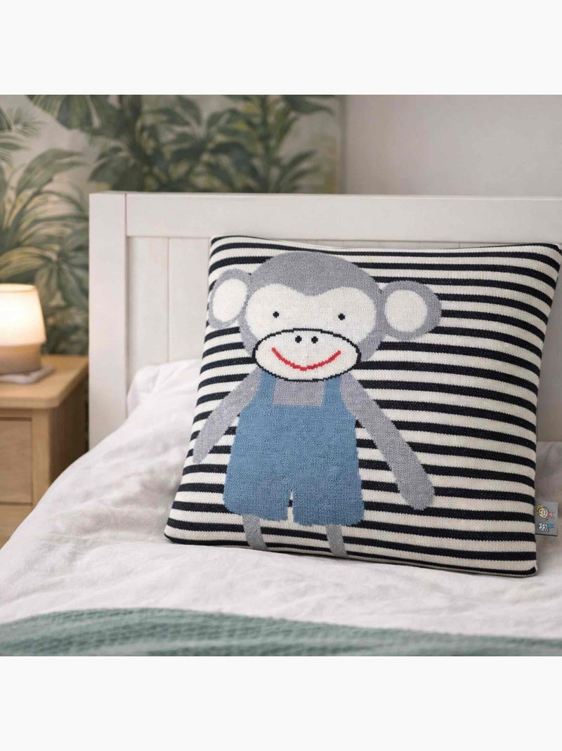 SEVIRA KIDS | Taie de coussin  SINGE Gris - Kiabi