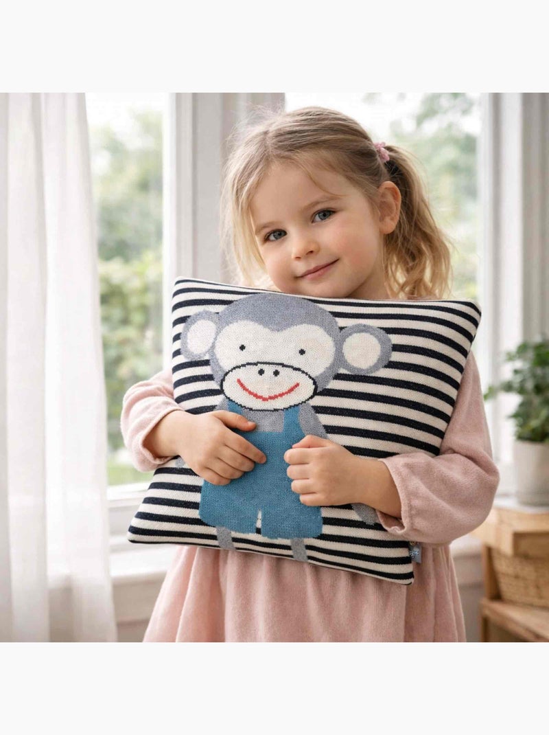 SEVIRA KIDS | Taie de coussin  SINGE Gris - Kiabi