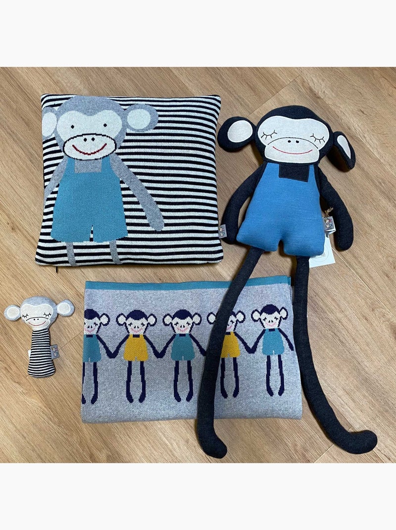 SEVIRA KIDS | Taie de coussin  SINGE Gris - Kiabi