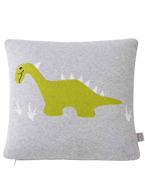 SEVIRA KIDS | Taie de coussin  tricoté DINO - Kiabi