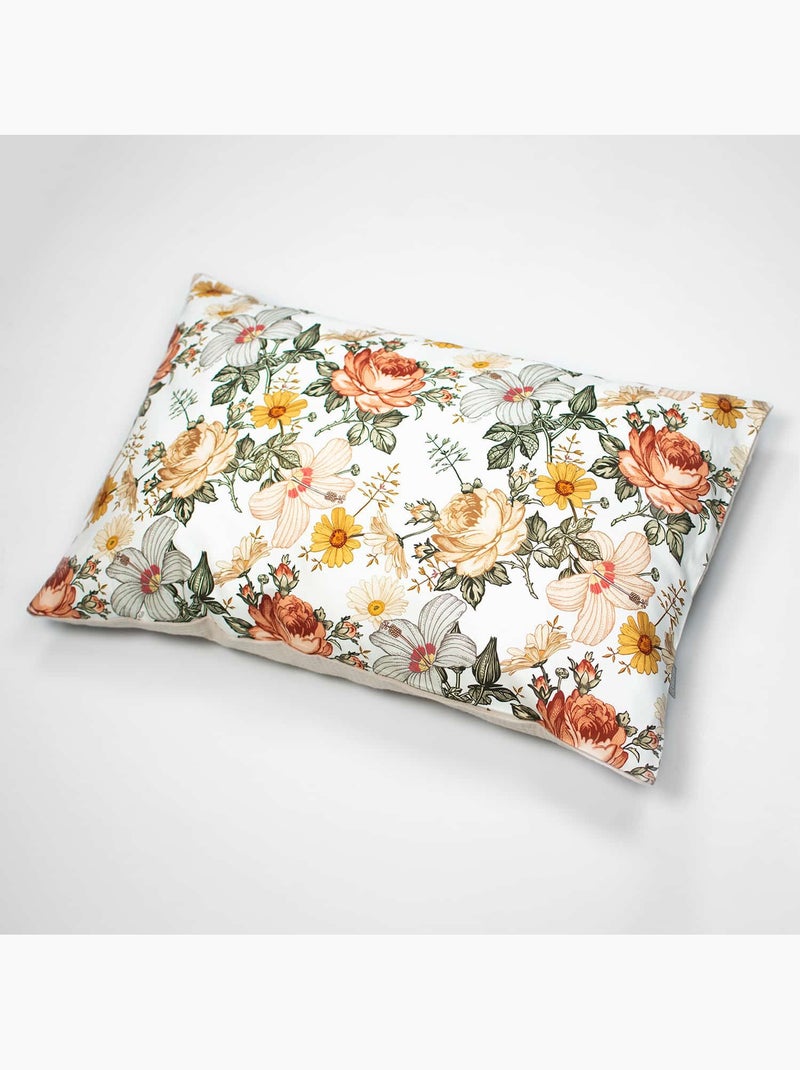 SEVIRA KIDS | Taie d'oreiller en coton réversible Néo Vintage Beige - Kiabi