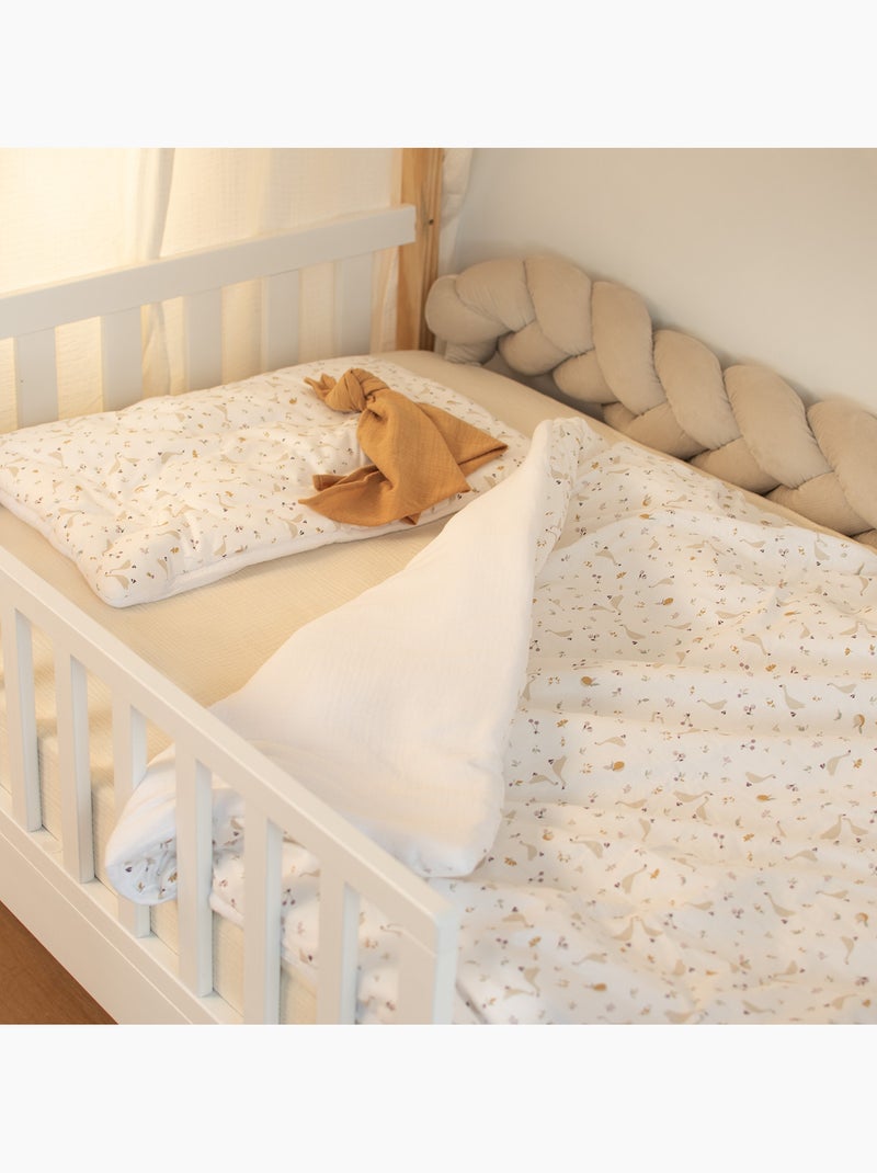 SEVIRA KIDS | Taie d'oreiller en coton Sidonia Beige - Kiabi