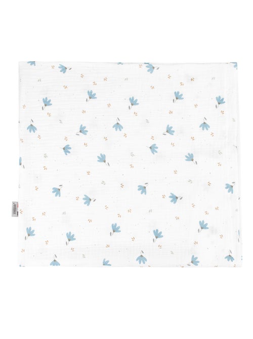 SEVIRA KIDS | Taie d'oreiller en gaze de coton Bleuet - Kiabi