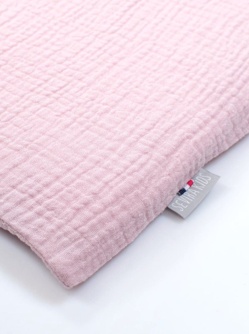 SEVIRA KIDS | Taie d'oreiller en gaze de coton Jeanne Rose - Kiabi