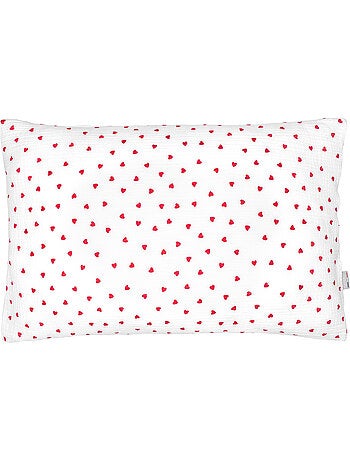 Sevira kids | taie d'oreiller en gaze de coton réversible lovio