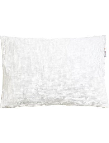 SEVIRA KIDS | Taie d'oreiller en satin de coton réversible GALLINA
