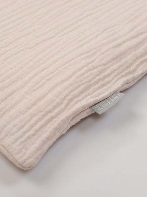 SEVIRA KIDS | Taie d'oreiller unie en double gaze de coton - Kiabi