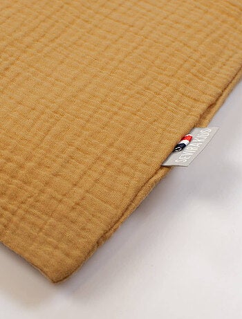 SEVIRA KIDS | Taie d'oreiller unie en double gaze de coton