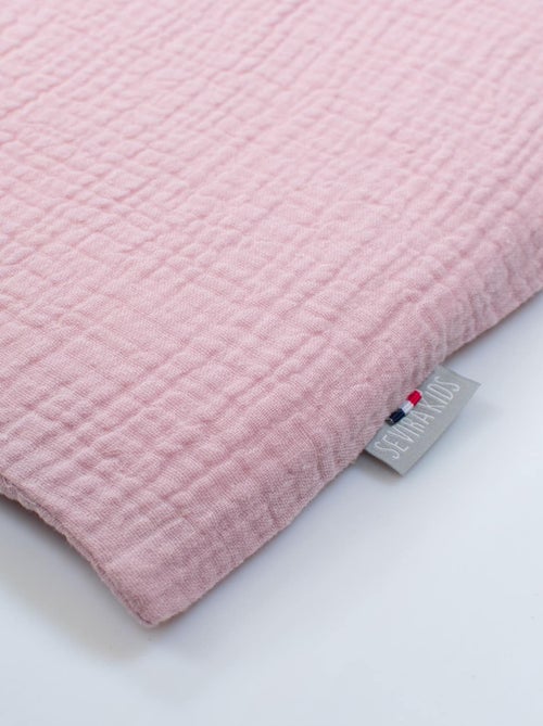 SEVIRA KIDS | Taie d'oreiller unie en double gaze de coton - Kiabi
