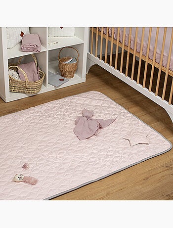 SEVIRA KIDS | Tapis de parc tapis d'éveil bébé réversible en coton piqué