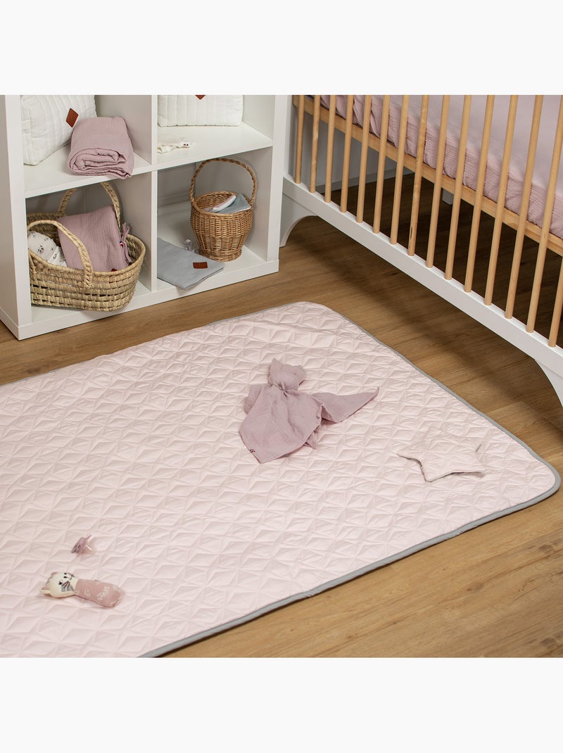 SEVIRA KIDS | Tapis de parc tapis d'éveil bébé réversible en coton piqué Rose - Kiabi