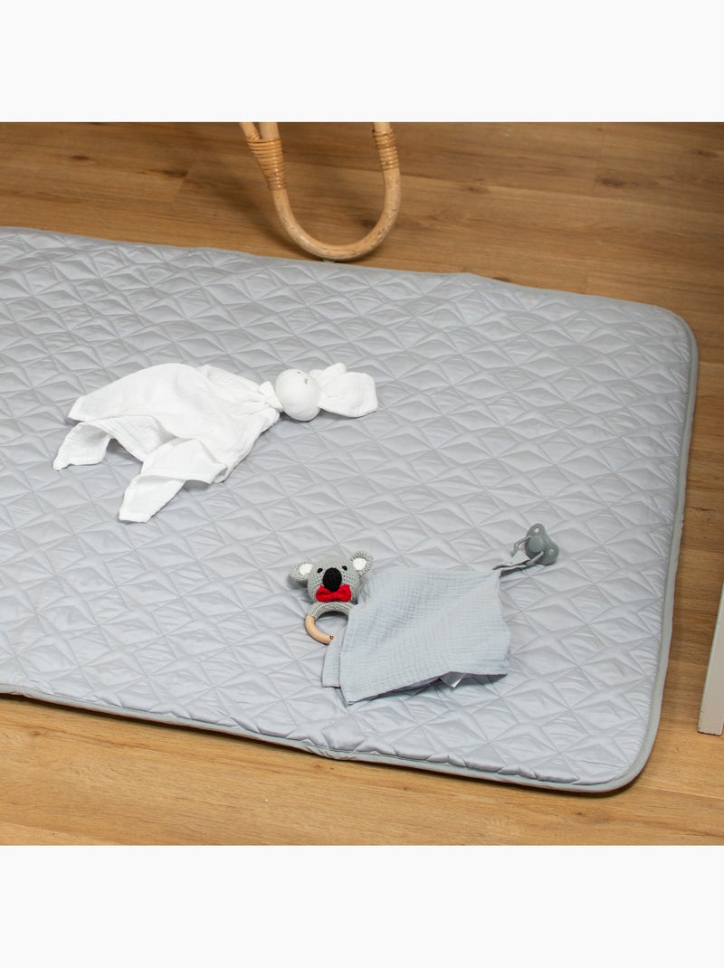 SEVIRA KIDS | Tapis de parc tapis d'éveil bébé réversible en coton piqué Vert - Kiabi